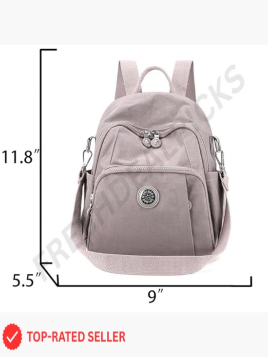 Mini Nylon Backpack Lightweight Travel Daypack Cute Casual College School Bag main image 7